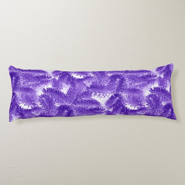 Lila Spruce Seitenschläferkissen (Rückseite)