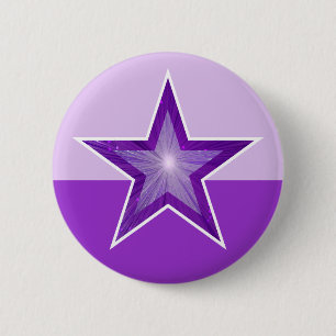 Lila Star-Button zwei Töne lila Button
