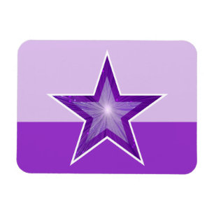 Lila-Star-Magnet lila Magnet