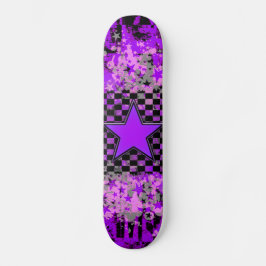 Lila-Star-Skateboard Skateboard