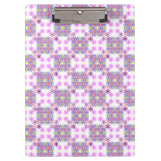 LILA STARS PATTERN KLEMMBRETT (Vorderseite)