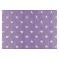 Lila Stars-Schneidebrett