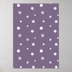 Lila Sterne Poster