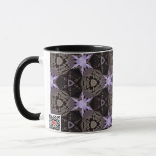 Lila Sterne Tasse