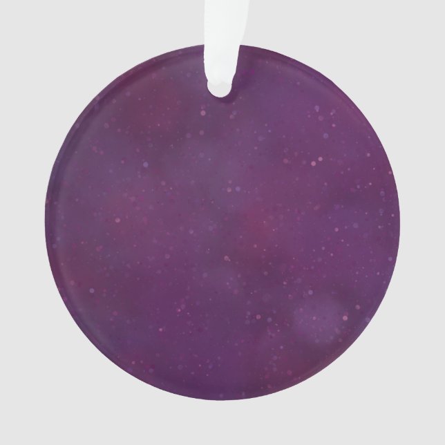 Lila Sternenhimmel Ornament (Vorderseite)
