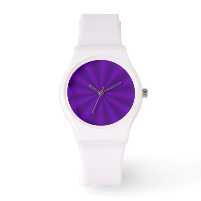 Lila Sternexplosion Armbanduhr (Vorderseite)
