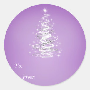Lila Sticker für Christmassenbaum - von: