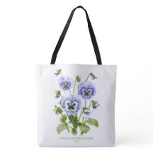 Lila Stiefmütterchen Botanische Kunst individuell