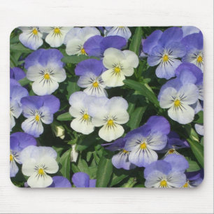Lila Stiefmütterchen Garten Blumen Mousepad