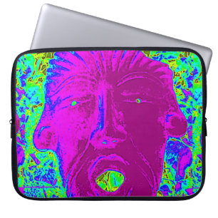 lila Stirnhülse Laptopschutzhülle