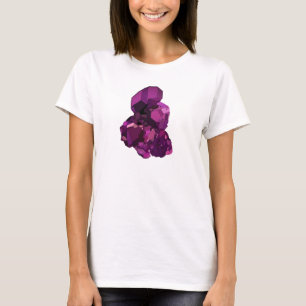 Lila Stone Bella+Leinwand-Blendkreislauf T-Shirt