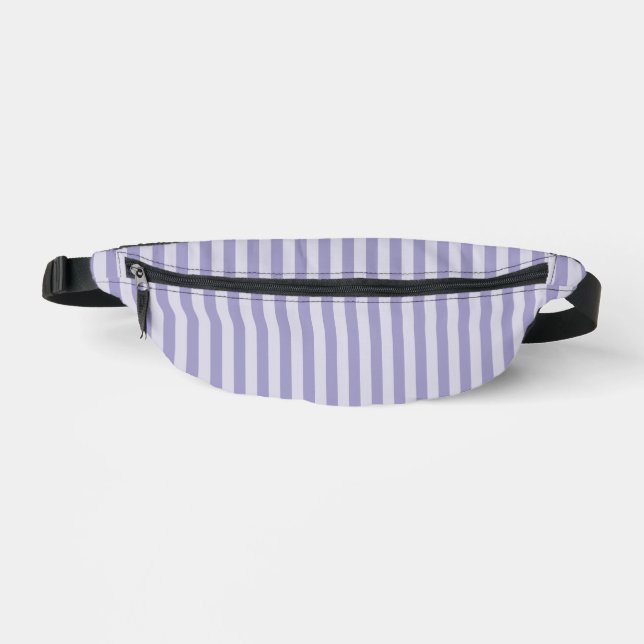 Lila Streifen Bauchtasche (Vorderseite)