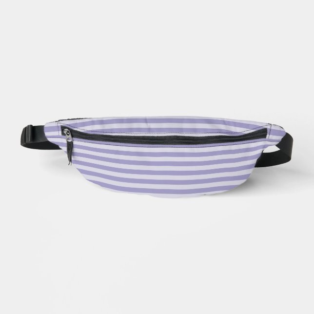Lila Streifen Bauchtasche (Vorderseite)