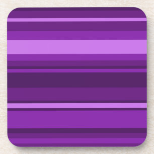 Lila Streifen Getränkeuntersetzer