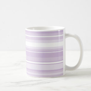 Lila Streifen Kaffeetasse
