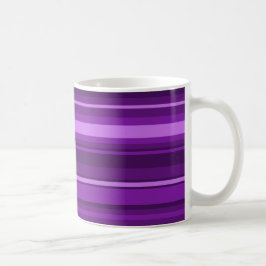 Lila Streifen Kaffeetasse