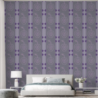 Lila Streifen Lavender Dream AI Kunst Tapete