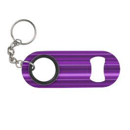 Lila Streifen Mini Flaschenöffner