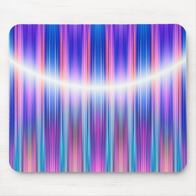 Lila Streifen Mousepad (Vorne)