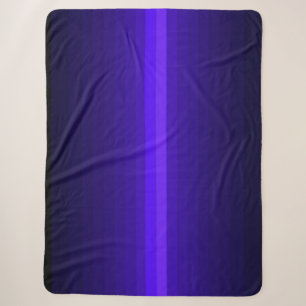 Lila Streifen Sherpa Blanket Sherpadecke