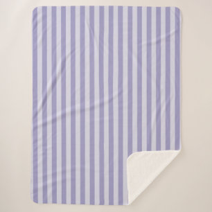 Lila Streifen Sherpadecke