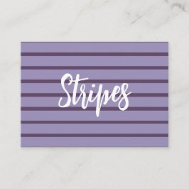 Lila Streifen Visitenkarte