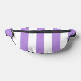 Lila Streifen, weiße Streifen, Streifenmuster Bauchtasche