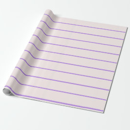 Lila Streifenpapier Geschenkpapier