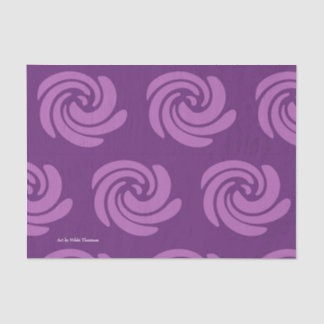 Lila Strudel-Seidenpapier Seidenpapier