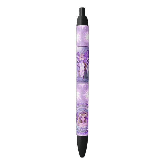 Lila Subn Fairy Pen Kugelschreiber (Vorderseite Vertikal)