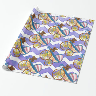 Lila Sun Baby Stuff Geschenkpapier