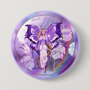 Lila Sun Fairy Button