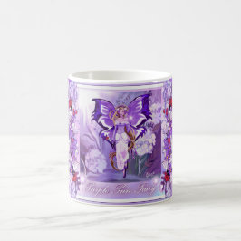 Lila Sun Fairy Kaffeetasse