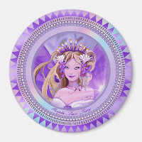 Lila Sun Fairy Magnet