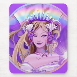 Lila Sun Fairy Mouse Pad Mousepad
