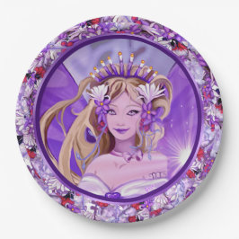 Lila Sun Fairy Paper-Teller Pappteller