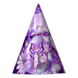 Lila Sun Fairy Party Hat Partyhütchen