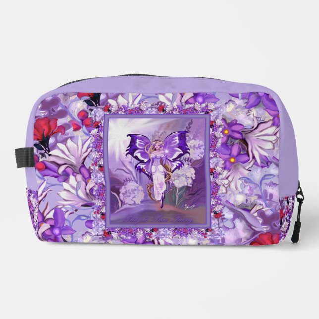 Lila Sun Fairy Waschbeutel (Vorderseite)