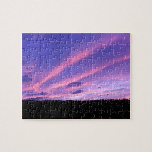 Lila Sunset Jigsaw Puzzle (Horizontal)