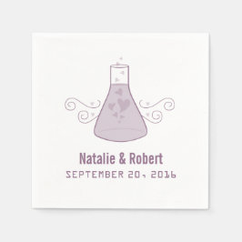 Lila Süßchemiepapier Napkins Serviette