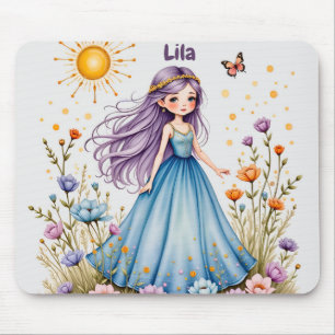 LILA ~ Sweet Girl ~ Blume ~ Mousepad