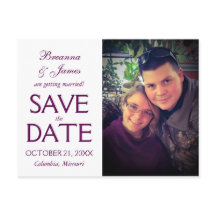 Lila Swirbelkarte Save the Date