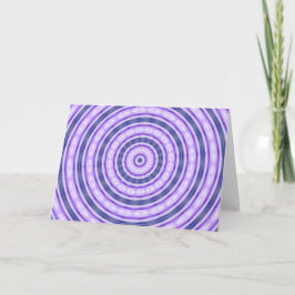Lila Swirl-Grüße-Karte Karte