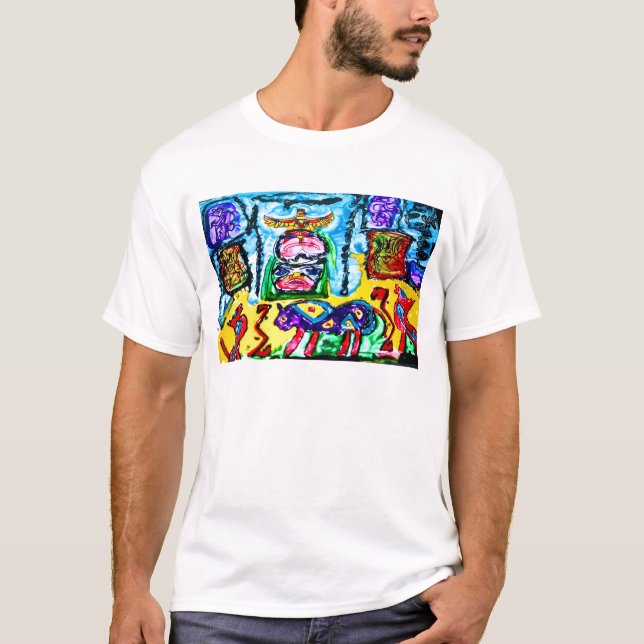 LILA T - SHIRT BUFFALO MAN (Vorderseite)