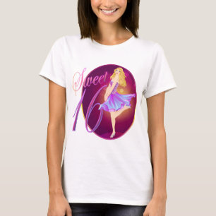 Lila T - Shirts des bezaubernden hübschen Mädche