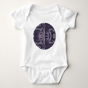 Lila Tanz Baby Strampler