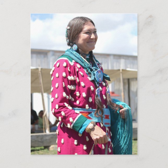 Lila Tänzer Postkarte (Vorderseite)