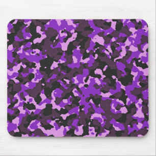 Lila-Tarnmuster Mousepad