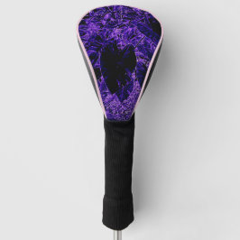 Lila Taro-Leaf-Design Golf Headcover