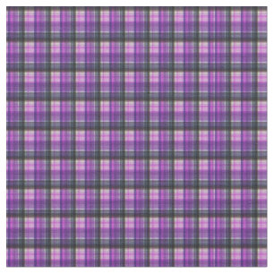 Lila Tartan-Druckmuster, Stoff
